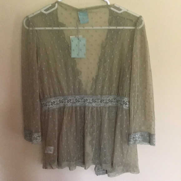 NWT Ladies large sheer vest/cover up. Size L - Picture 6 of 8